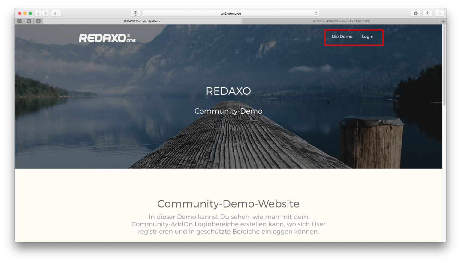 Redaxo Community Demo Installation Wissensdatenbank Know How Von Gn2
